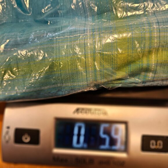 Catherines Plaid Peasant Top Womens 3X Turquoise Green silver Embroidery peasant - Picture 13 of 13